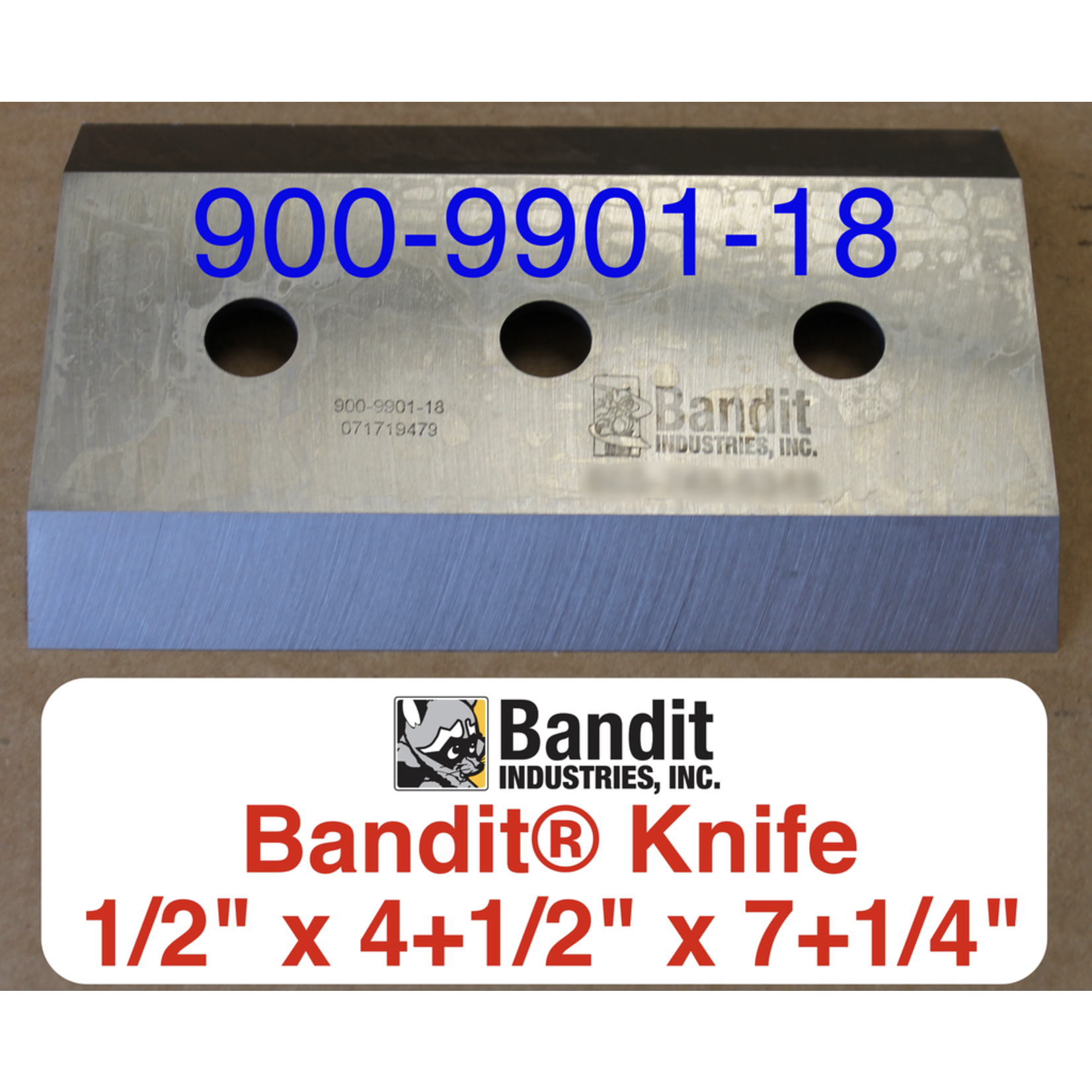Knife, Blade, M150Xp-1850 5/8in Bolt Hole X 1/2in Thick X 7.25in X 4.5in 900-9901-18 39233-766