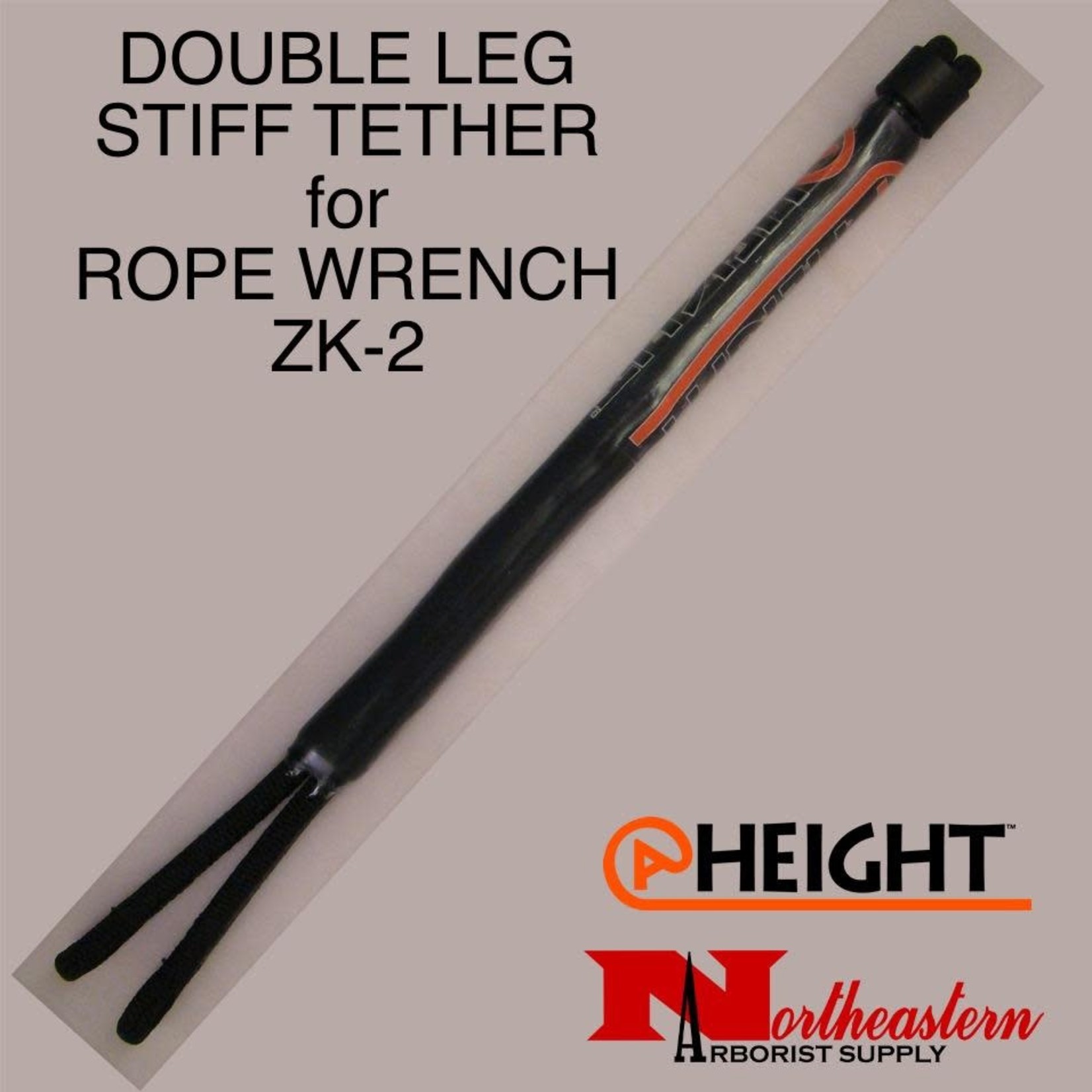 @ HEIGHT Rope Wrench Stiff Tether - Double Leg 12"