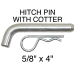 Buyers Hitch Pin, 5/8" with Cotter Pin, Zinc Plated, 724920086332