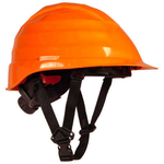 Rockman Rockman Dielectric Arborist Helmet In Orange with 4 Point Chinstrap