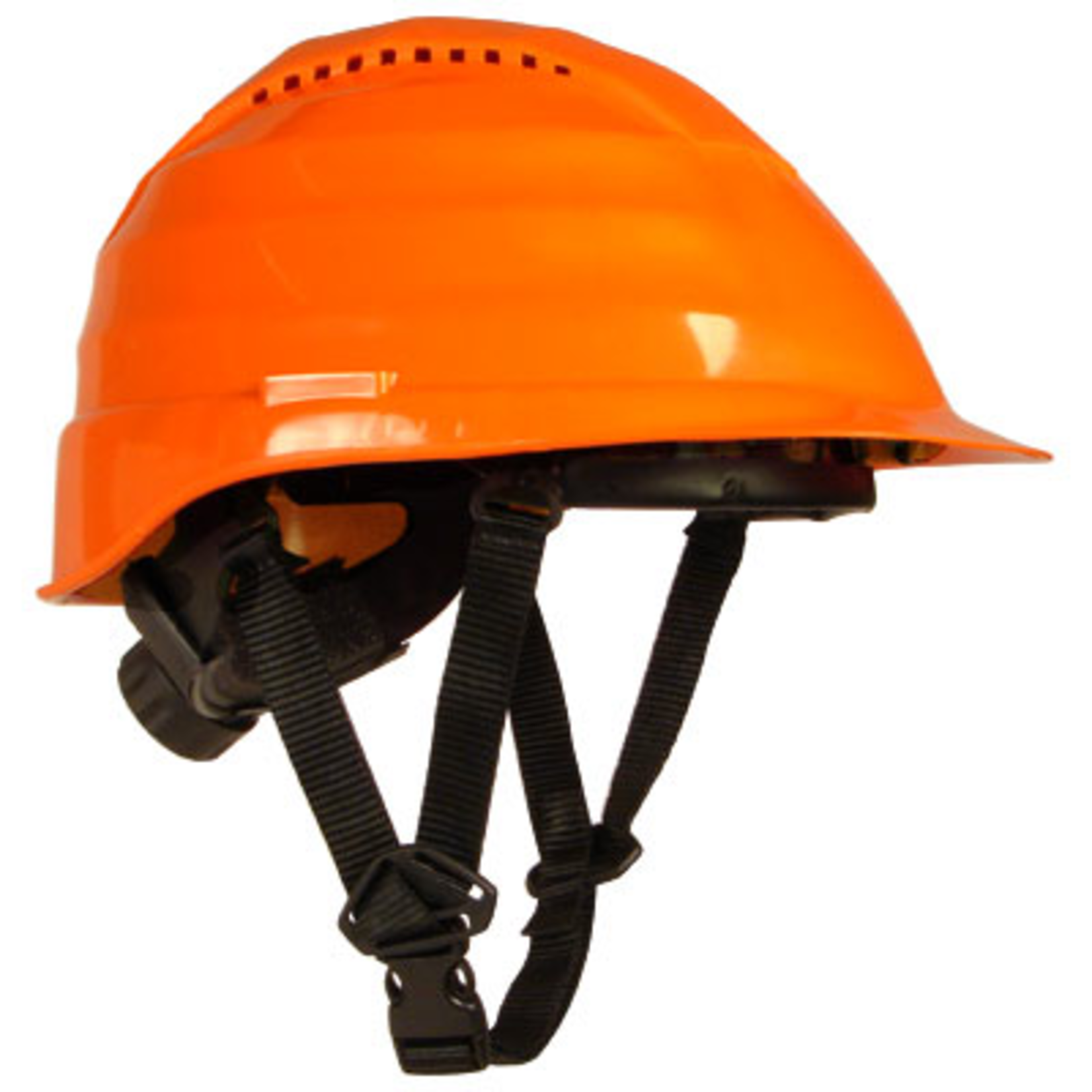 Rockman Rockman Forestry Arborist Vented Helmet, Orange with 4 Point Chinstrap