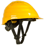 Rockman Rockman Forestry Vented Helmet Yellow with 4 Point Chin Strap