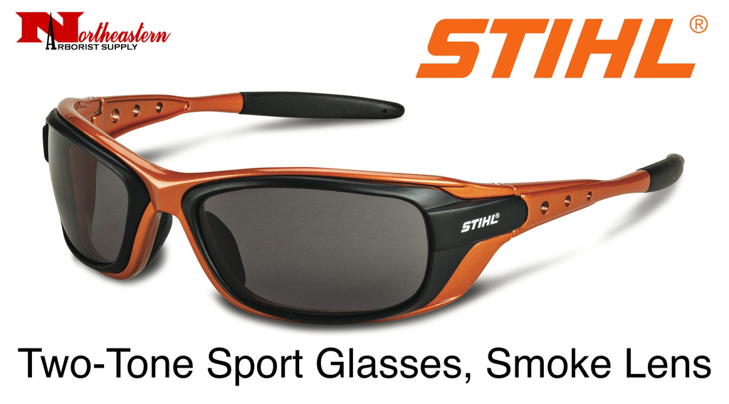 Stihl Two-Tone Work Glasses with Smoke Lens - Northeastern Arborist Supply