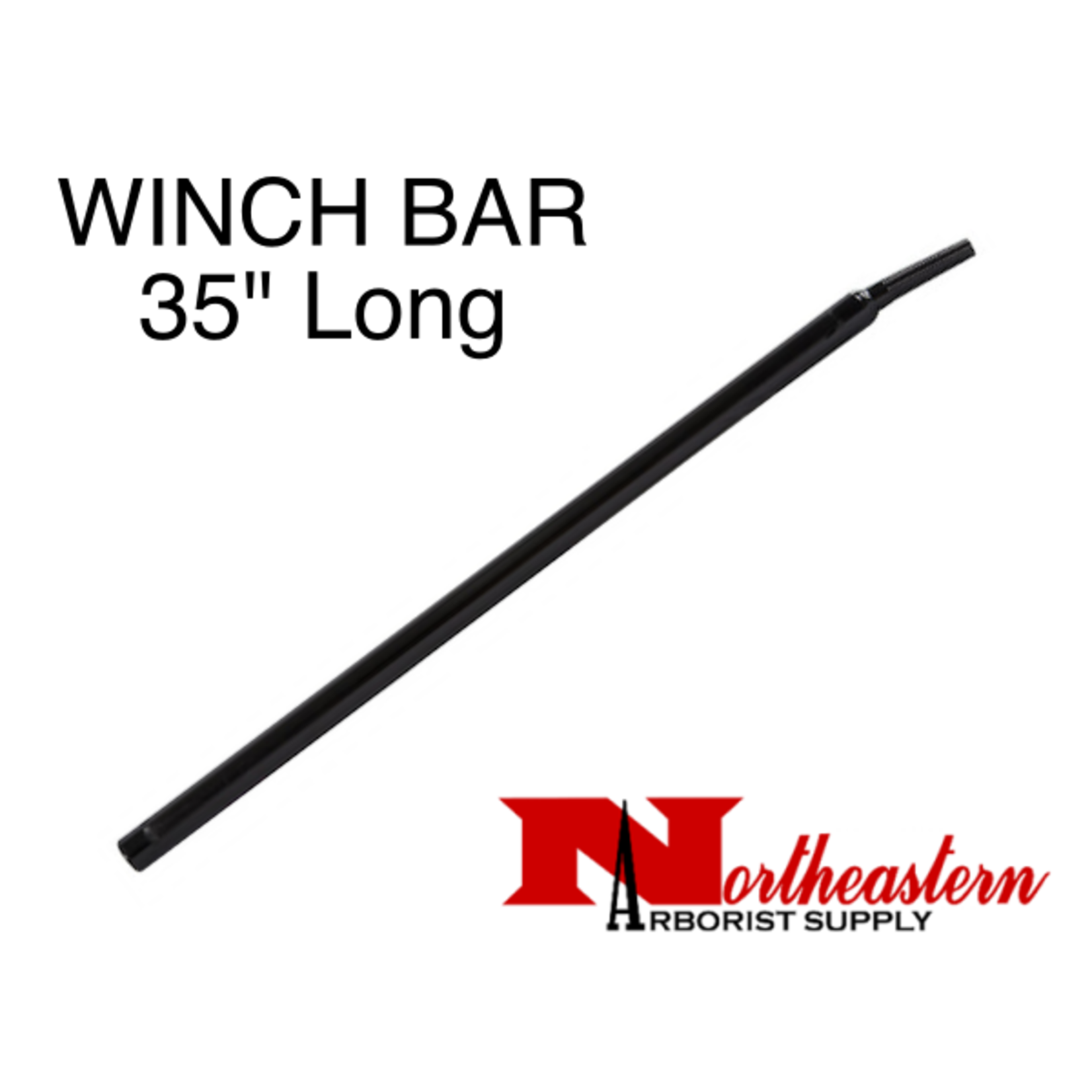 Buyers Winch Bar, Black 35" Long
