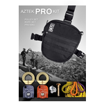 Rock Exotica Aztek Pulley Kit (1-Pulley Set, 1-Rope Set, 1-Aztek Bag) In Black