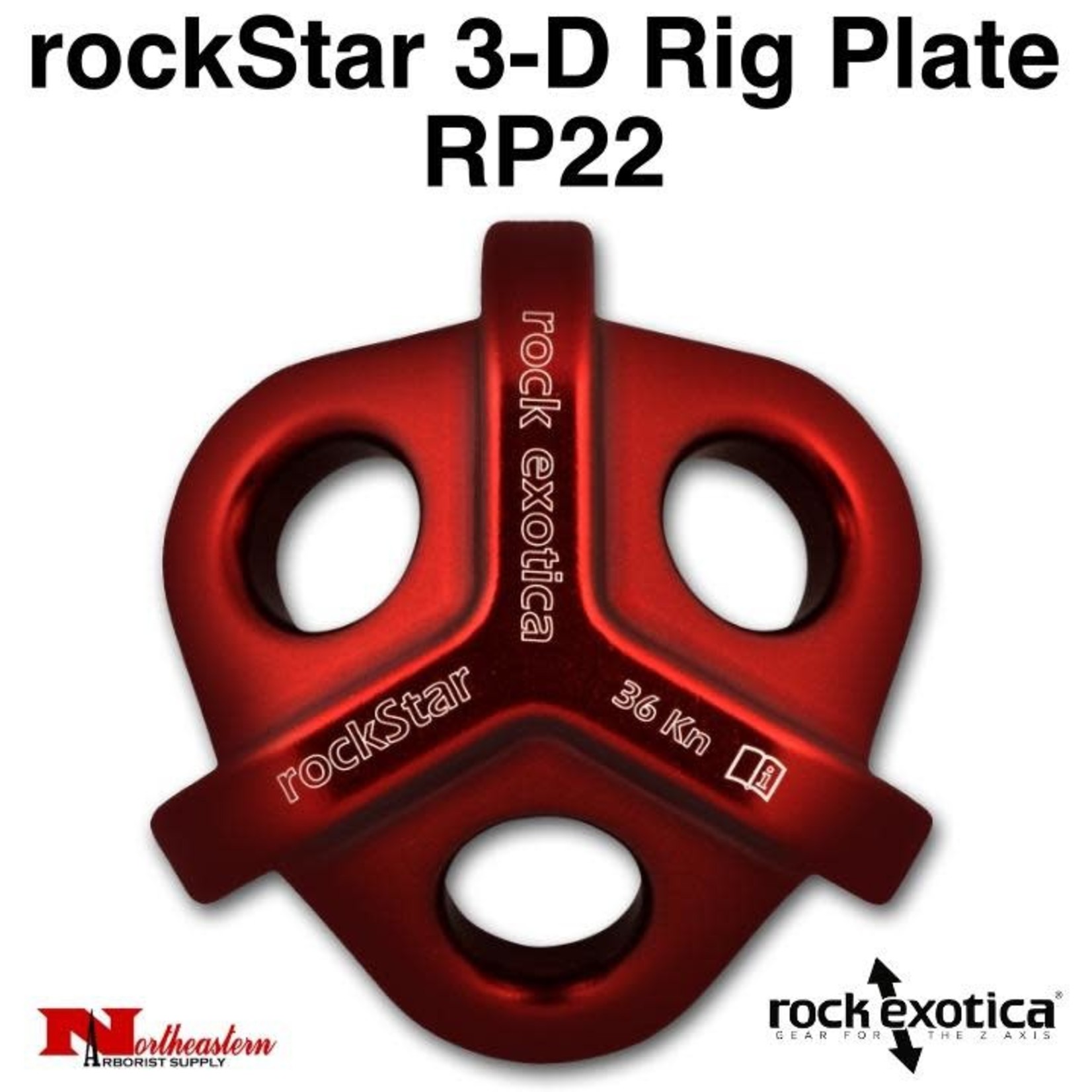 Rock Exotica Rockstar 3-D Rig Plate 36 Kn