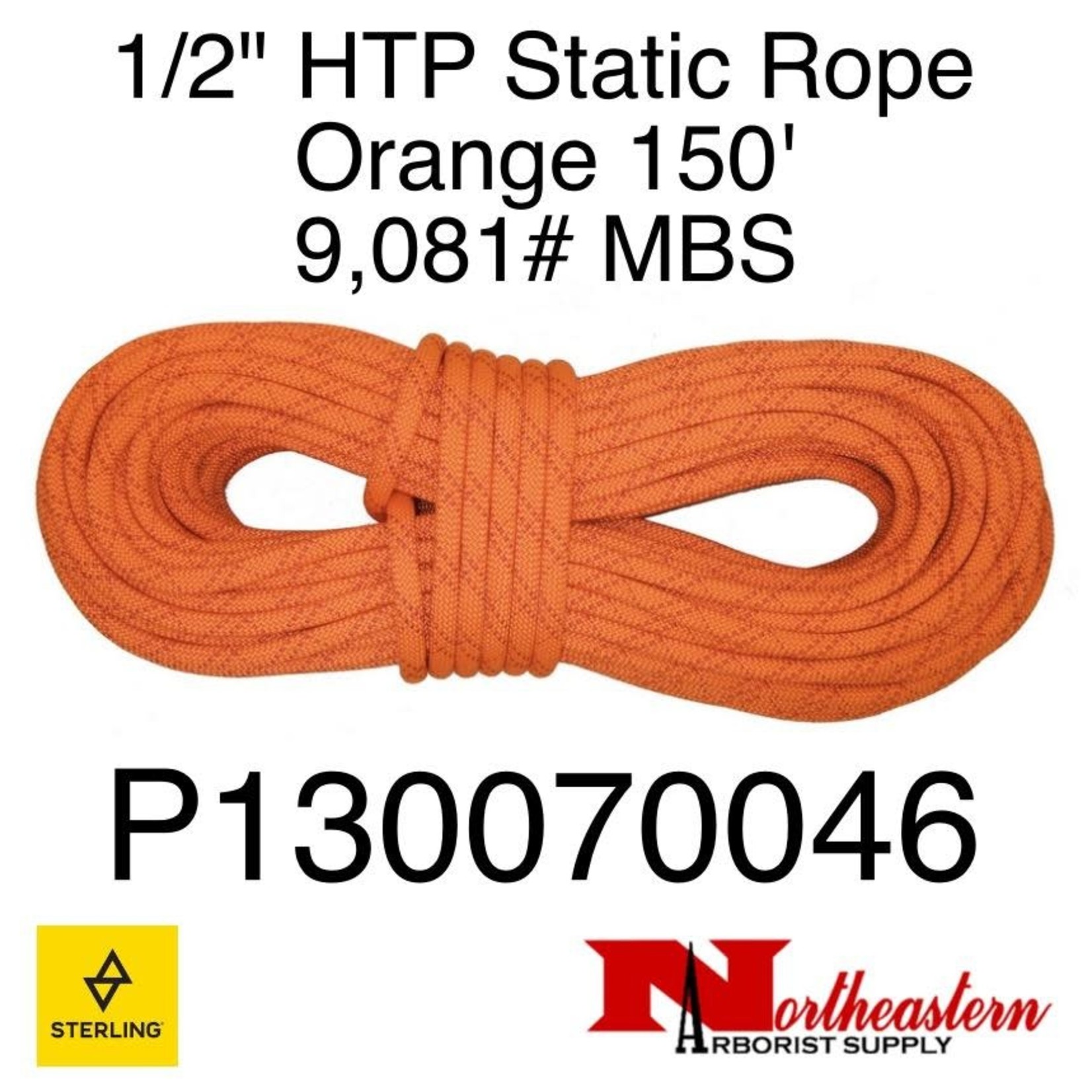 Sterling 1/2" HTP Static Orange