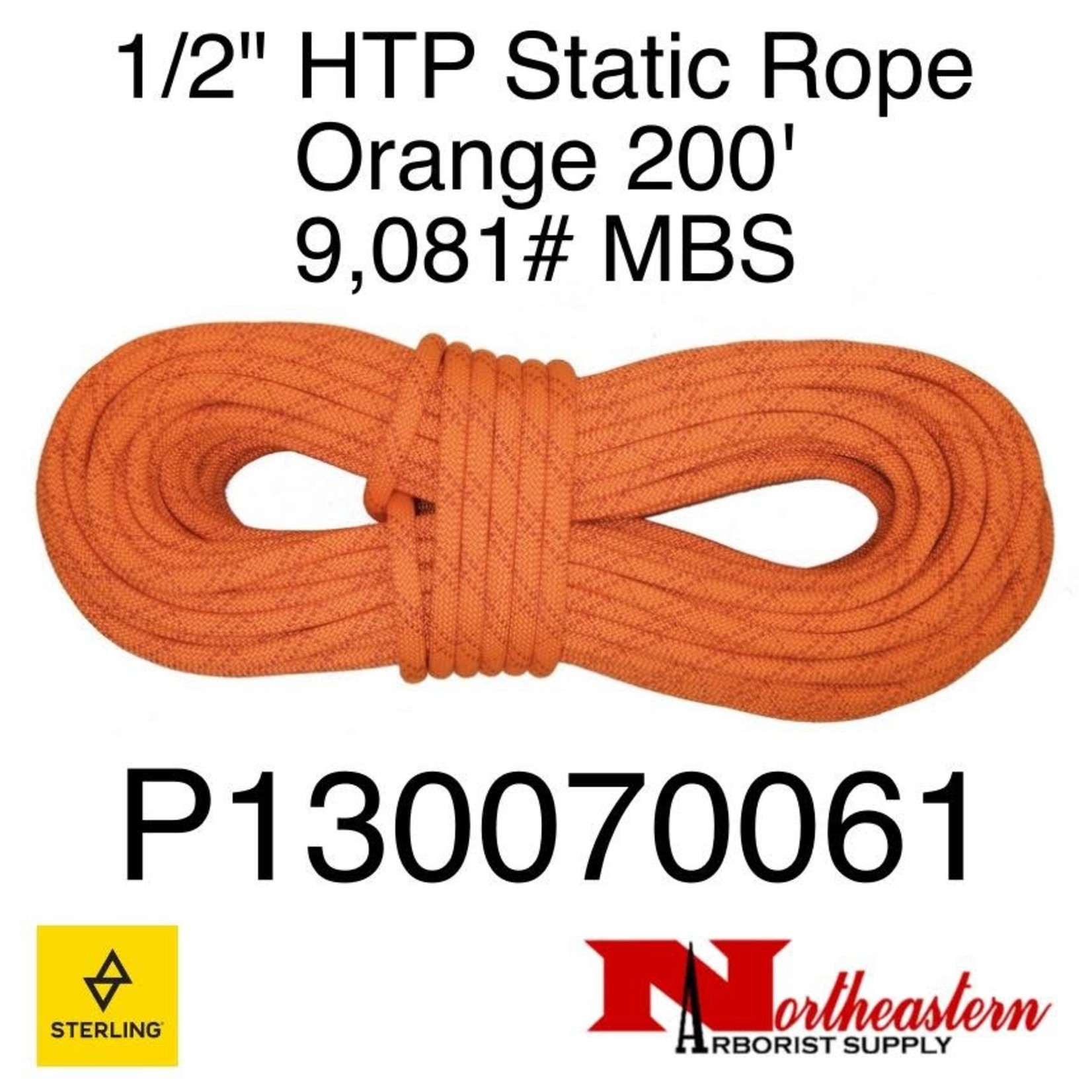 Sterling 1/2" HTP Static Orange