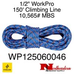 Sterling 12.5mm WorkPro Climbing Rope, Blue
