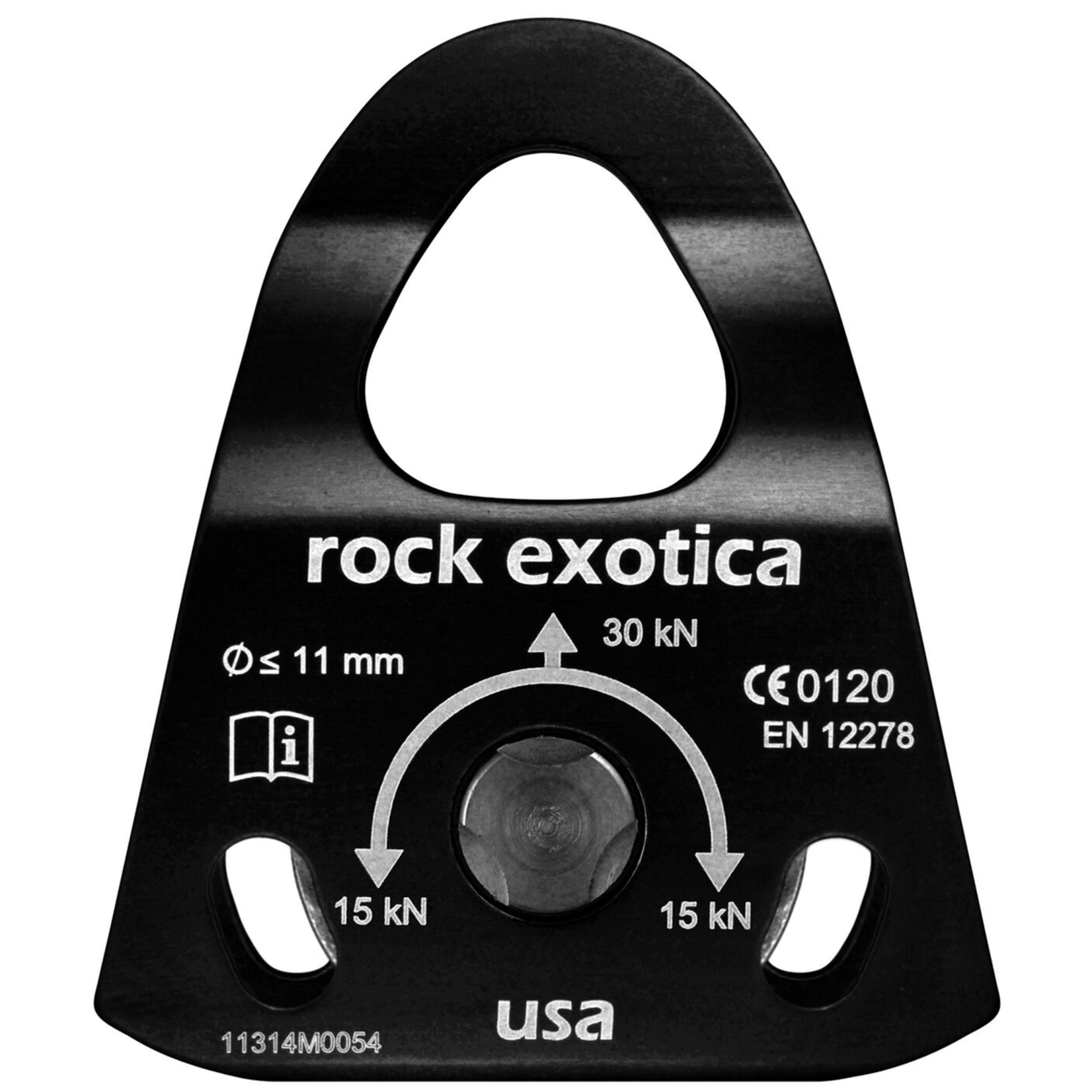 Rock Exotica Mini Machined Pulley (Single/Black)