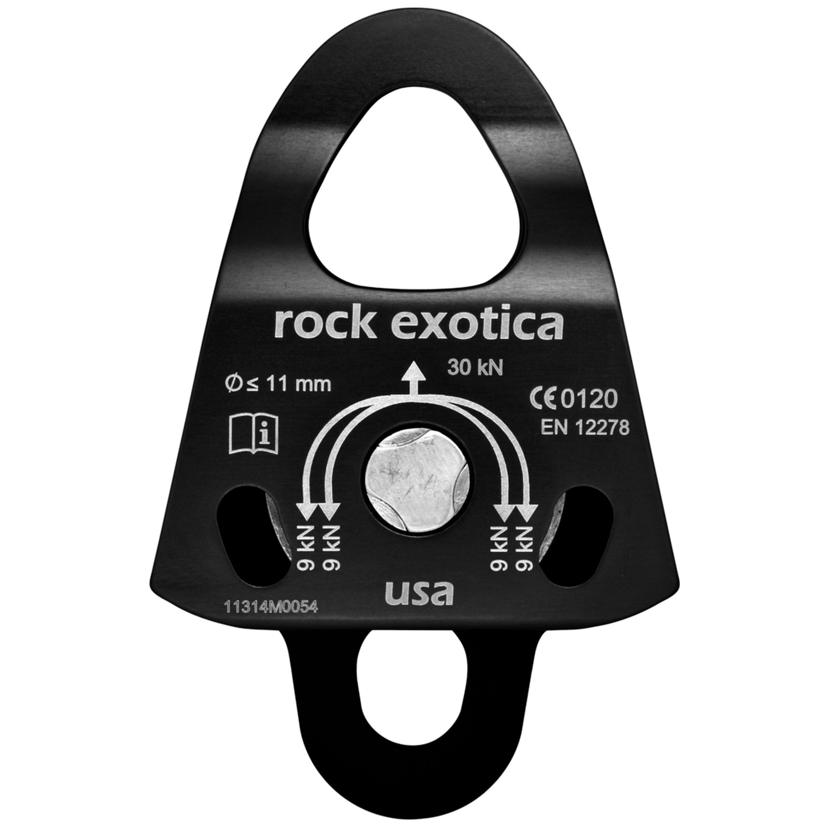 Rock Exotica Mini Machined Pulley (Double/Black)