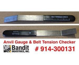 Bandit® Anvil Gauge & Belt Tension Tool Models 65-250, 914-300131