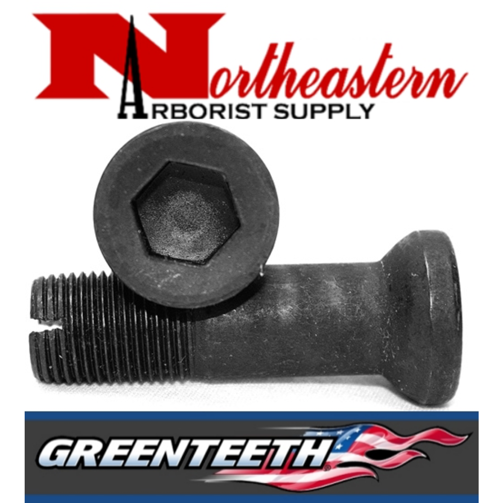 Greenteeth® Lo-Pro Bolt 1 3/4" [3/8" wheel] (Torque 180 Ft. Lbs.)