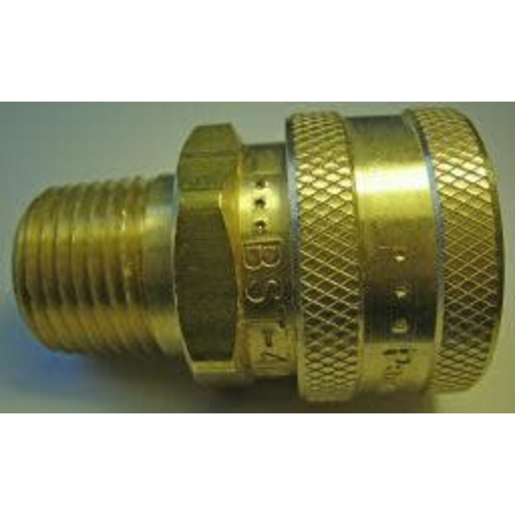 PARKER High Flow (Unvalved) Quick Coupler 1/2" Male Pipe Threads