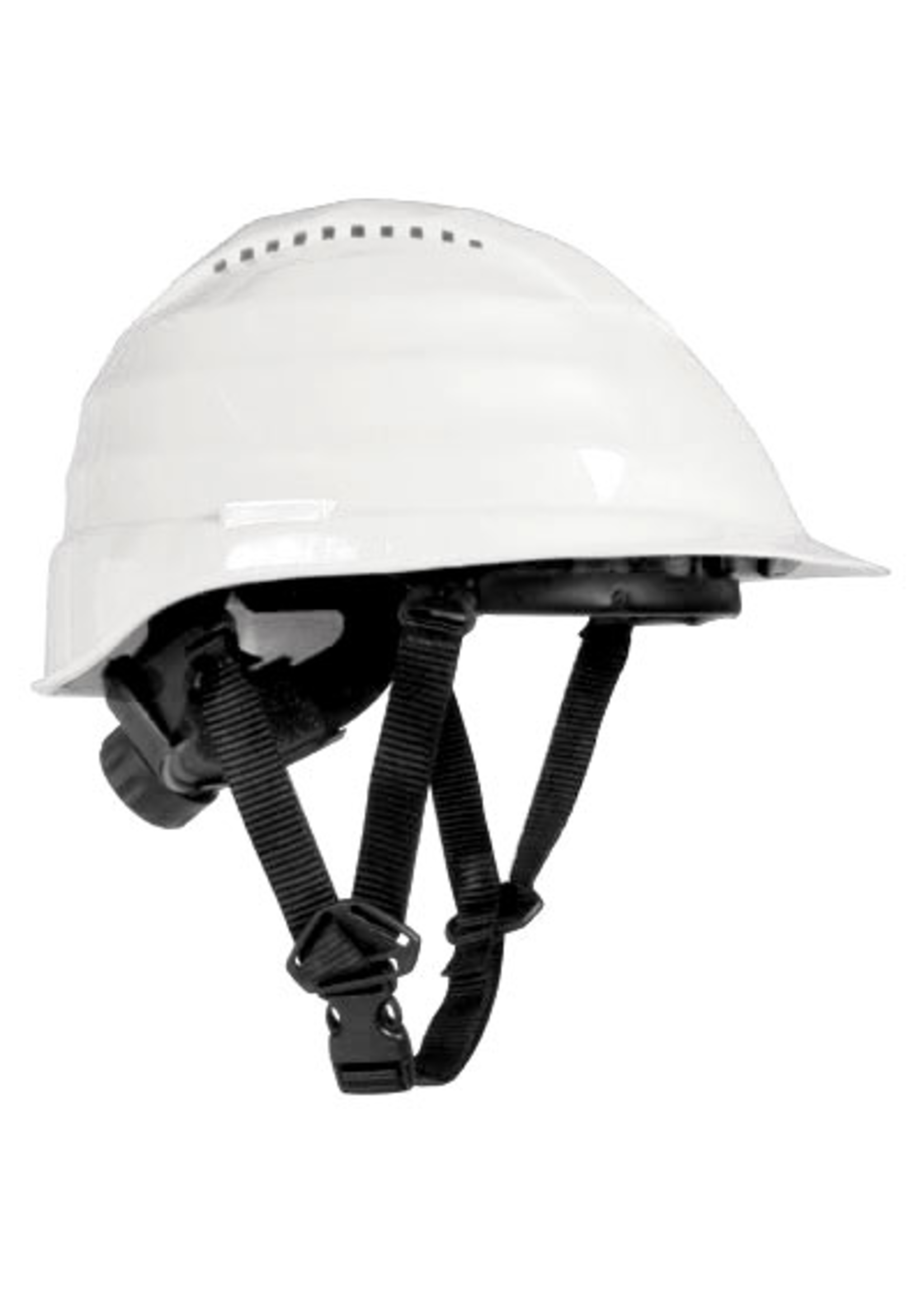 Rockman Rockman Forestry Arborist Vented Helmet, White with 4 Point Chinstrap