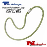 Teufelberger Loop, Green/Yellow 10mm x 150cm 6,070Lbs. MBS