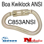 DMM 12mm Steel Boa Hms Kwiklock ANSI Gold