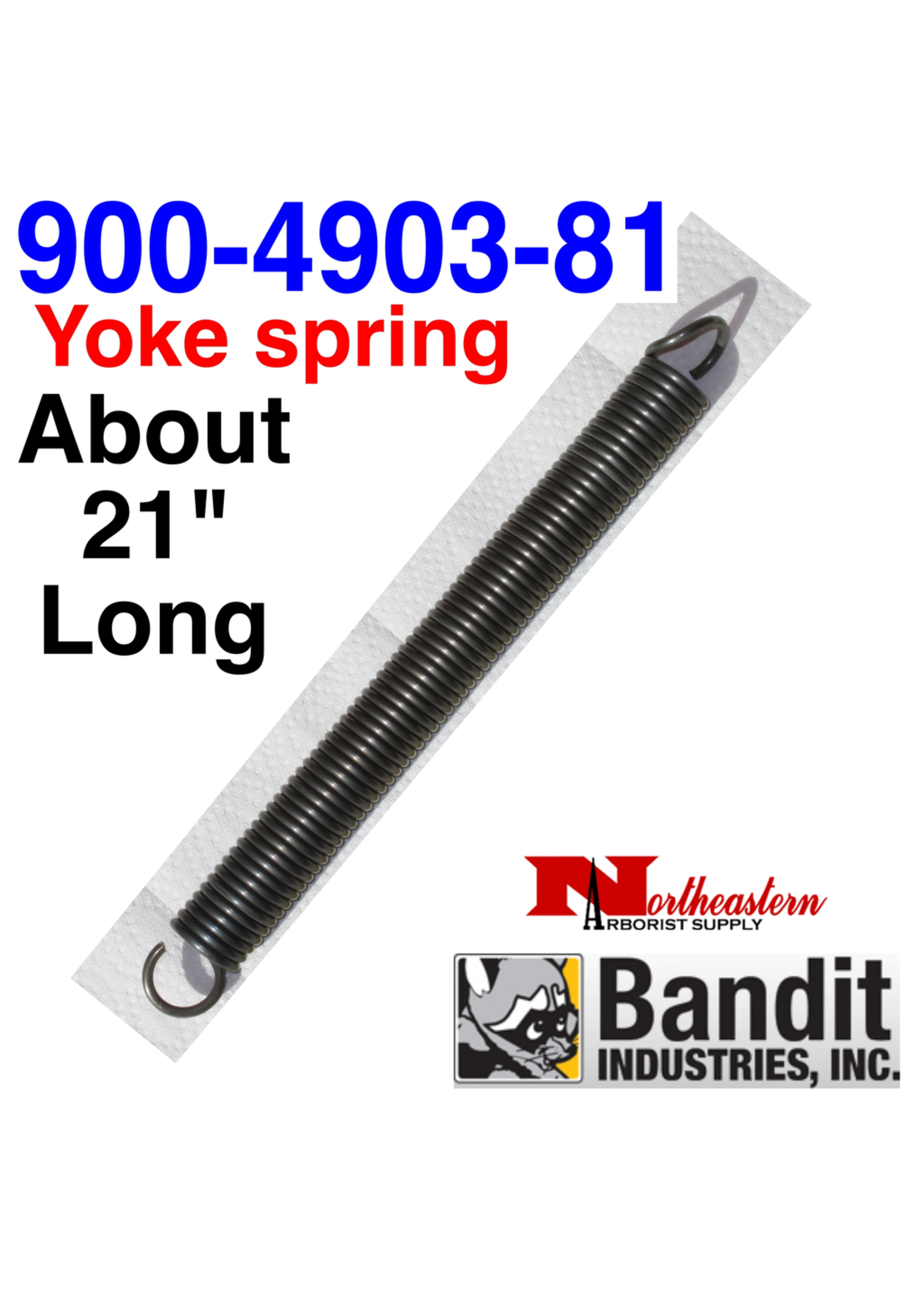 Bandit® Parts Yoke Spring - 21", 254 - 19XPC, Bin B-55