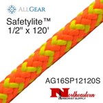 All Gear Inc. Safetylite, 1/2" x 120' 7500 Lbs.