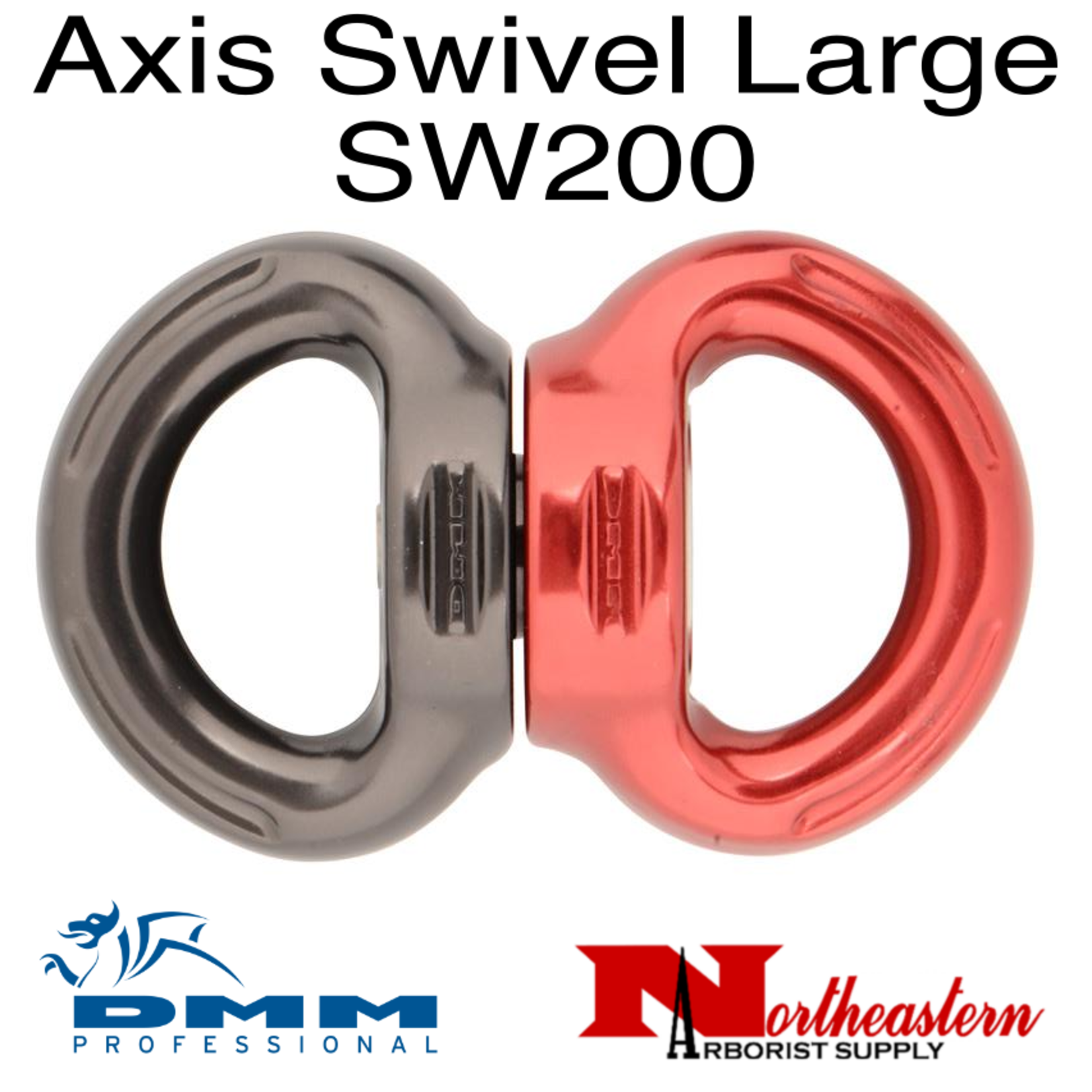 DMM Axis Swivel Large Titanium/Red