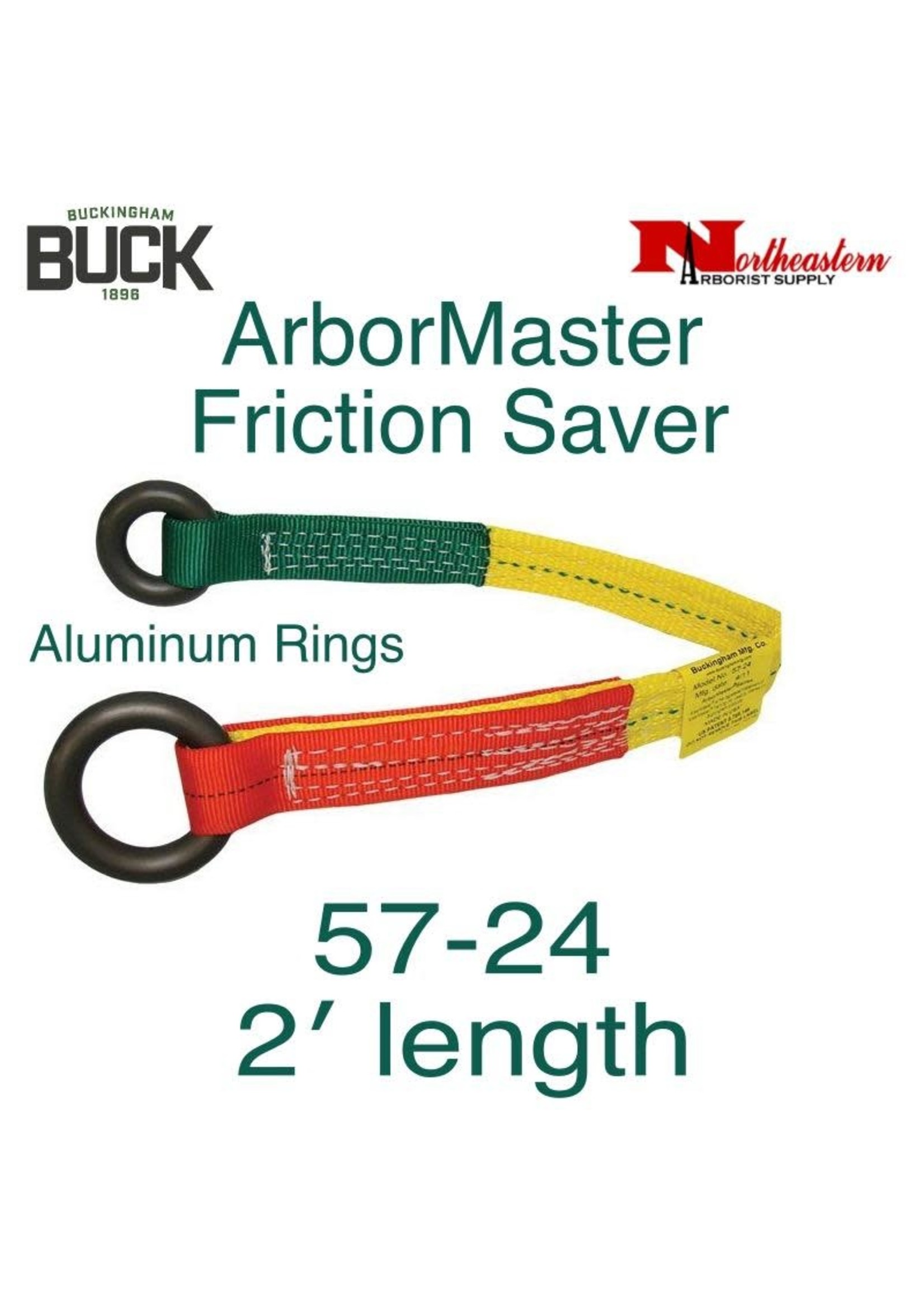 Buckingham Friction Saver 2' Hardcoat Anodized Aluminum, 5000 Lbs.
