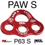 Petzl Paw S, Rigging Plate, Small (Red)