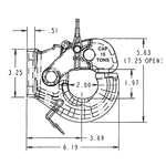 Buyers Pintle Hook 6 Ton Light-Duty