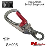 ISC Triple-action Swivel Snaphook