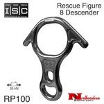 ISC Descender Rescue Figure 8, Aluminium, 35Kn Mbs, Rp100