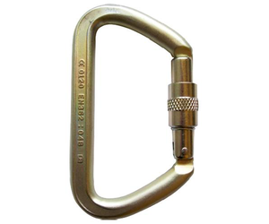 Carabiner, Heavy Duty Steel Screw Gate Locking 70 kN MBS -KH219SG