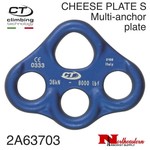 Climbing Technology CHEESE PLATE S, Aluminum Multi Anchor Rigging Plate 36kN