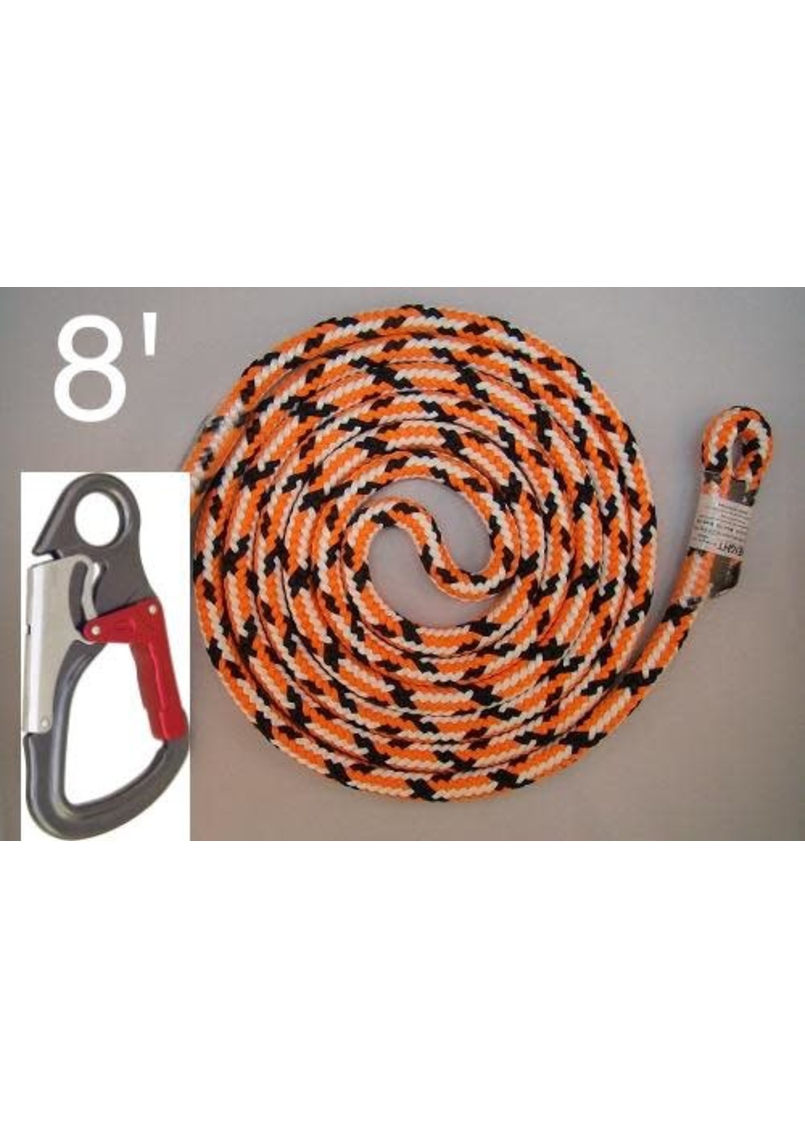 @ HEIGHT 8ft Height Safety Blue Positioning Lanyard With Sh901 Snap- Sewn
