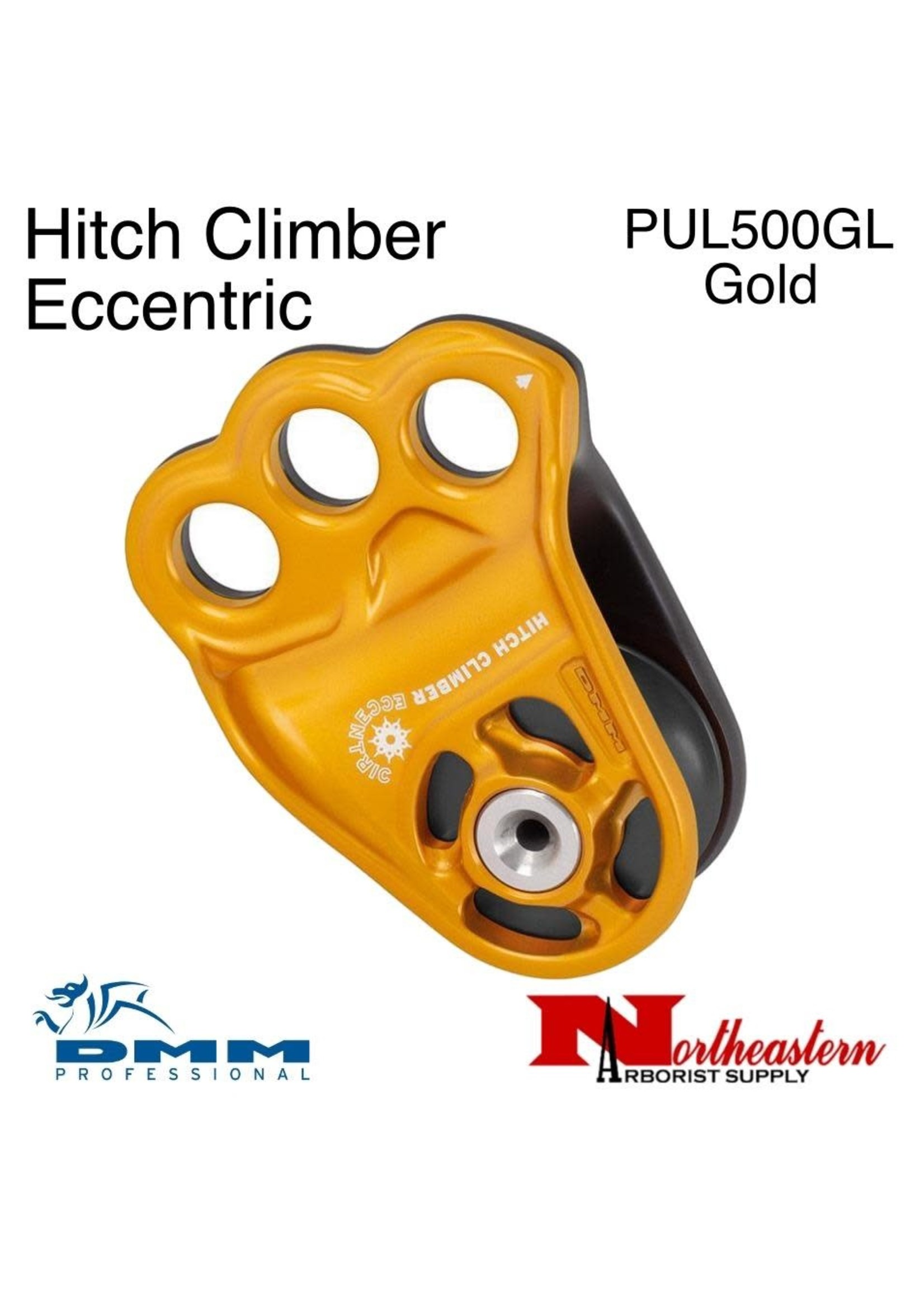 DMM Pulley Hitch Climber Eccentric, 32kN MBS, PUL500 Northeastern
