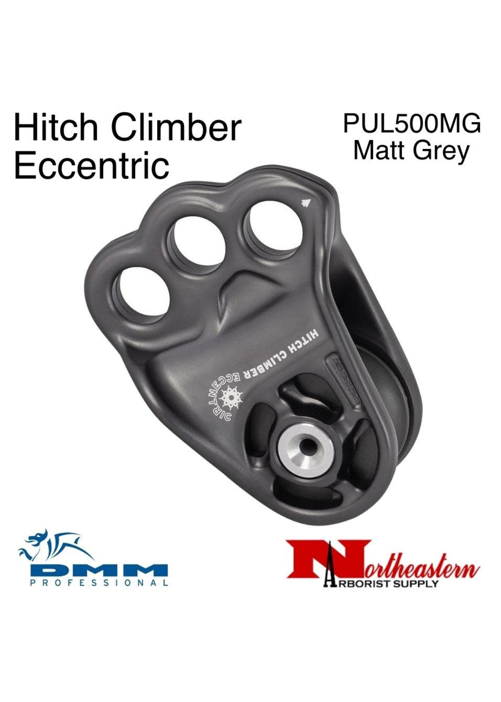 DMM Pulley Hitch Climber Eccentric, 32kN MBS, PUL500 Northeastern