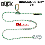 Buckingham Buckingham Adjustable Lanyard 8' with Ascender and Biner