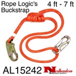 Rope Logic Rope Logic's Buckstrap Double Braid, made with 1/2" Stable Braid Rope And Steel Rope Snaps, 4-7'