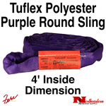 Lift-All® Tuflex Round Sling 4' Purple