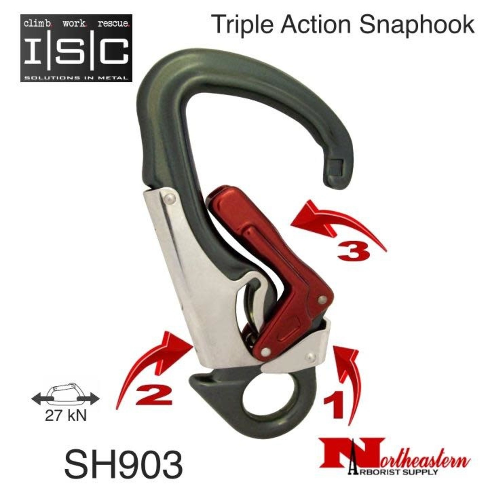 ISC Triple Action Snaphook
