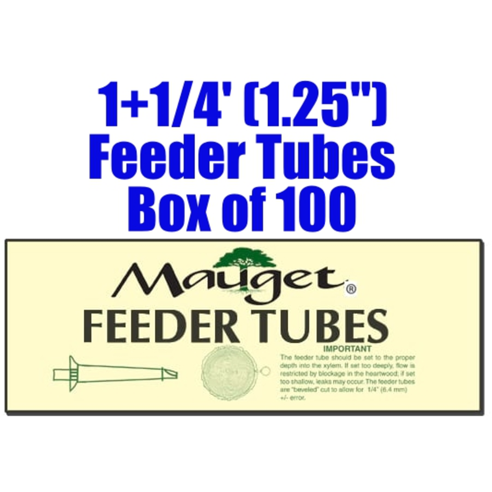 Mauget Mauget Feeder Tubes 1+1/4in Micro-Mini 25 Pack
