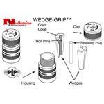 Preformed Line Products Wedge-Grip Dead-End 3/8in - Orange