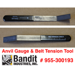 Anvil Gauge For Setting Anvil To Knives On Drum Models 280/254/255/1590/1850/1890 18XP 19XP