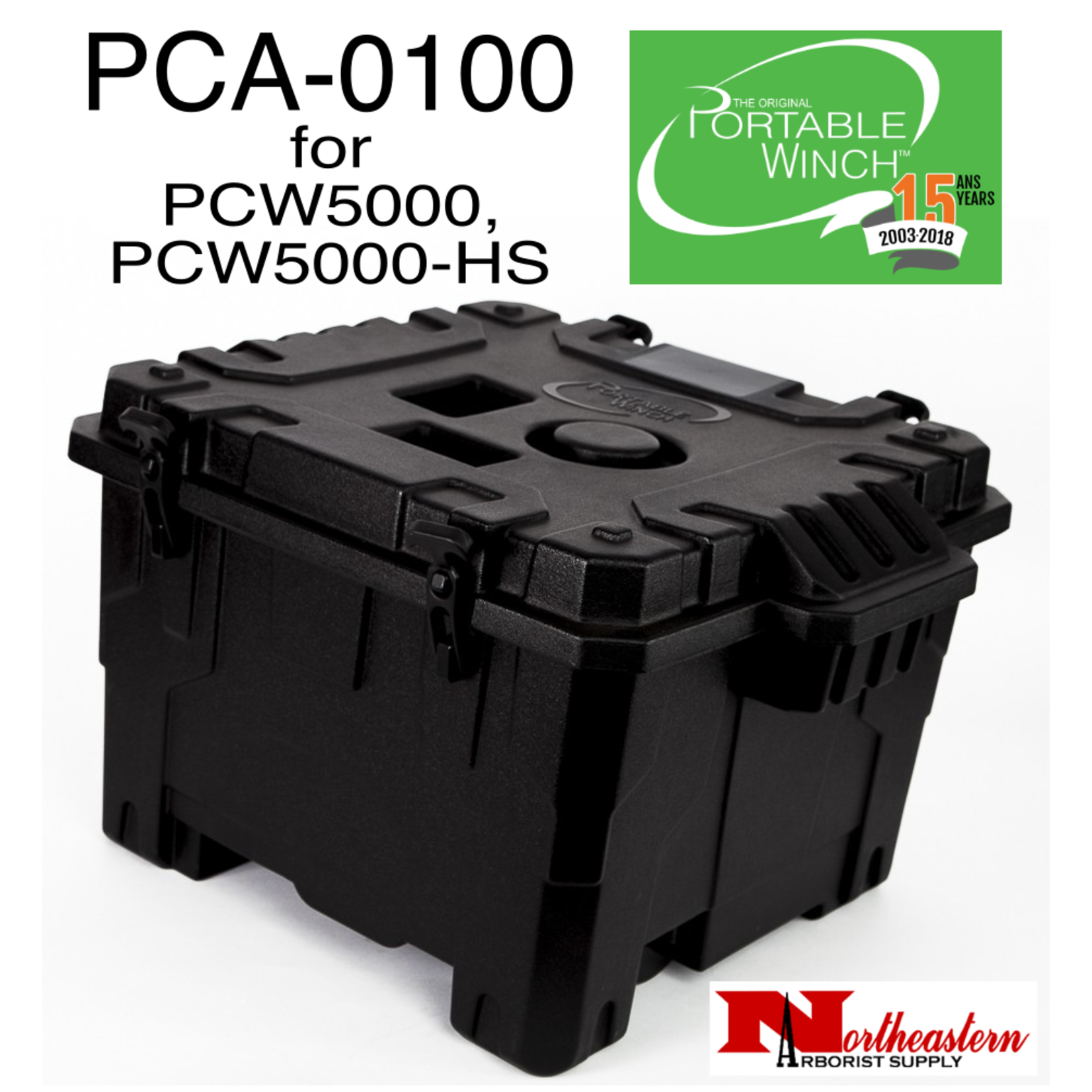 PORTABLE WINCH CO. Case With Molded Parts is Specially Designed For The PCW5000 & PCW5000-HS Winches