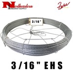 Fehr Bros. Cable EHS Grade 3/16" X 250' w/ Dispenser Cage