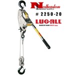 LUG-ALL Lug-All Model 2250-20, 1+1/8 Ton Cable Hoist