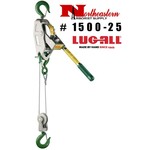LUG-ALL Lug-All Model 1500-25, 3/4 Ton Cable Hoist