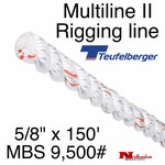 Teufelberger Multiline II 5/8" x 150ft - MBS 9,500#