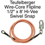 Teufelberger Flipline Hi-Vee 1/2in X 8 With Swivel Snap