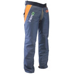 Clogger Zero Clipped Chaps - Gray/Orange - S