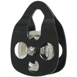 CMI Pulley 5/8" Black Anodized Aluminum Sideplates, 2+3/8" Aluminum Sheave, Bushing, And Stainless Steel Axle, 6000Lbs MBS