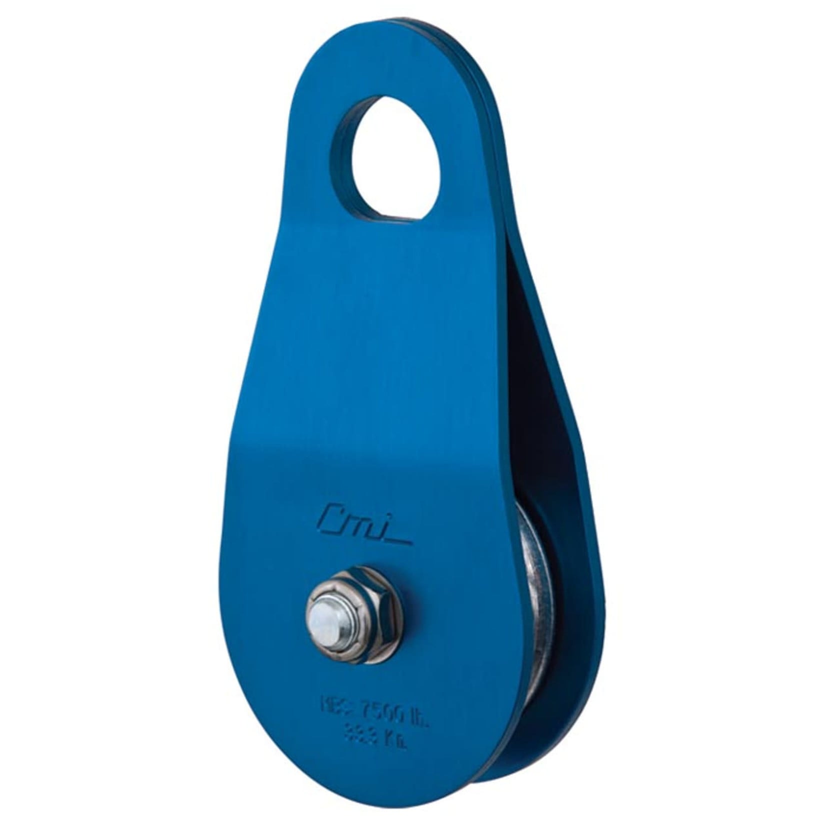 CMI 1/2" Blue Pulley - Bearing w/ Steel Axle. 7500Lbs MBS